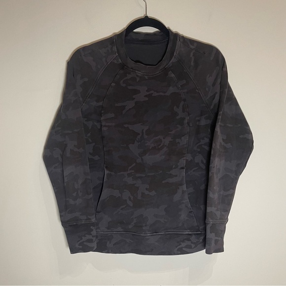 Lululemon Scuba Crew Incognito Camo Multi Grey Size 4 - Picture 5 of 8